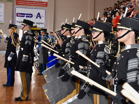 Realizan el Primer Concurso Municipal de Bandas de Guerra