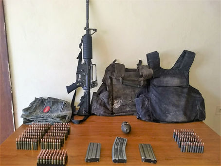 Aseguran armamento en Moris