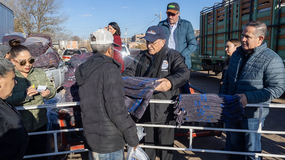 Llegan apoyos invernales al sector de la Reforma, en Cuauhtémoc