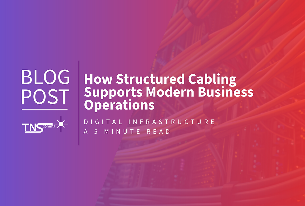 How Structured Cabling Supports Modern Business Operations