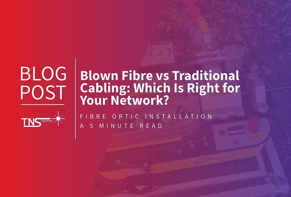 Blown Fibre vs Traditional Cabling: Which Is Right for Your Network?