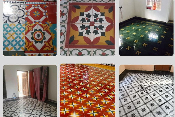 Athangudi tile design 5