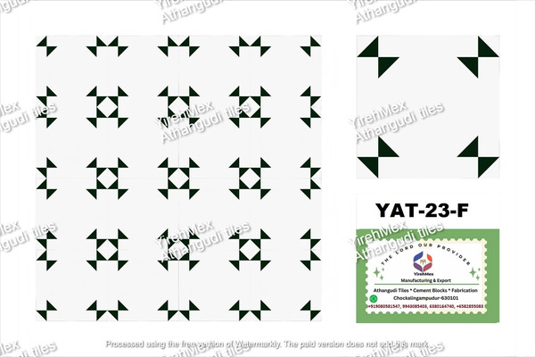 Athangudi tile design 13