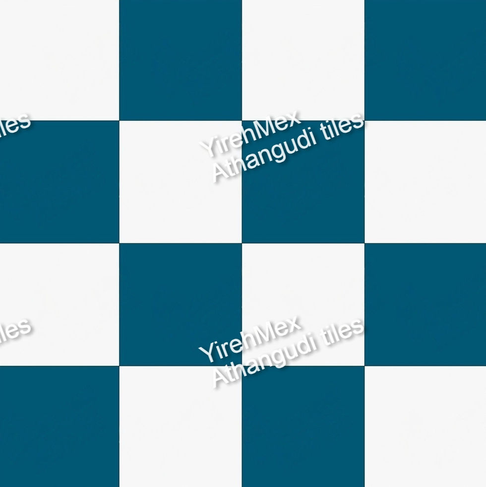 Athangudi tiles -Chequed