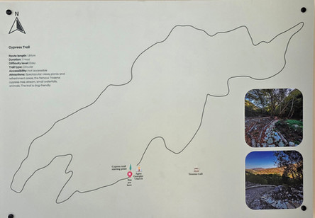 Trozena hiking trail