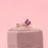 Thumbnail: 2.30CT Princess Pink Sapphire Diamond Bridal Ring Set For Her