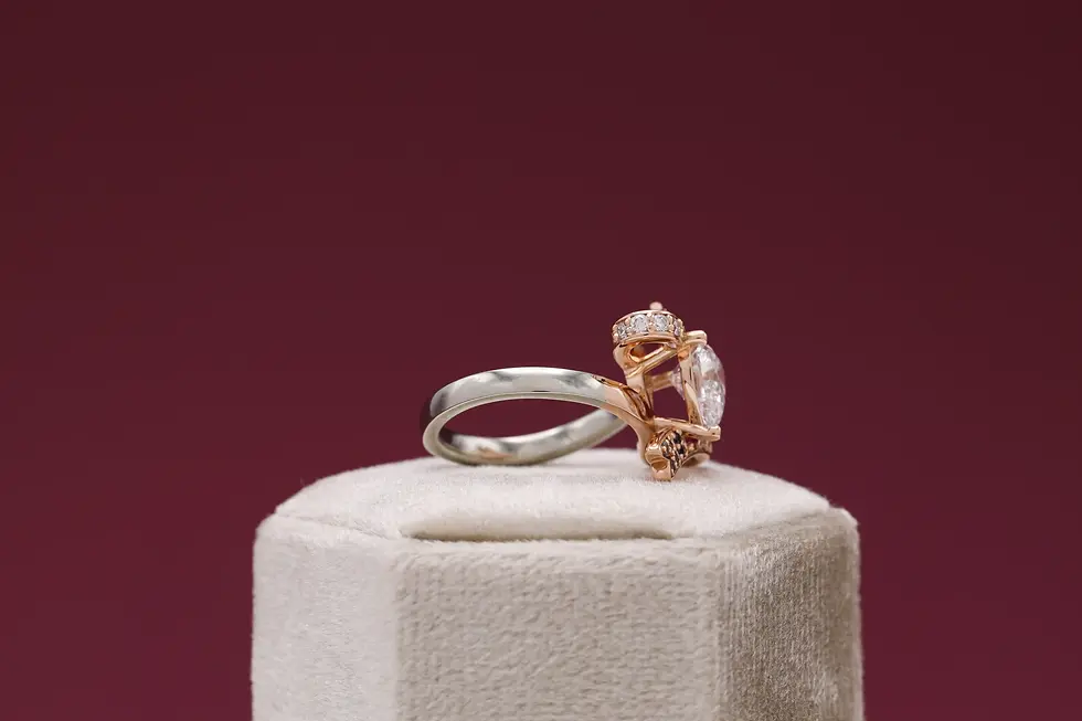 Thumbnail: 3.20CT Heart Cut Diamond Infinity Engagement Ring For Her
