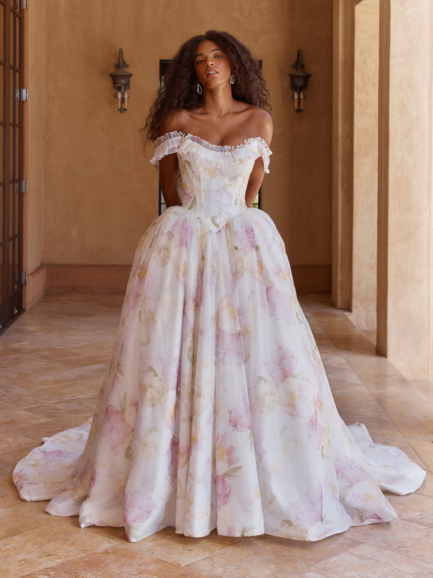 Orsina Bridgerton style wedding dress by Madi Lane at Pretty Smithy Bridal Devon