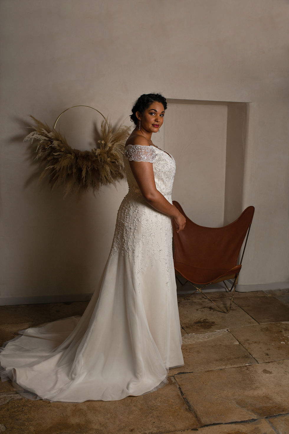 Thumbnail: Monaco by True Curve - Wedding Dress - Curvy Bridal - Devon