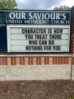 How do you show your character