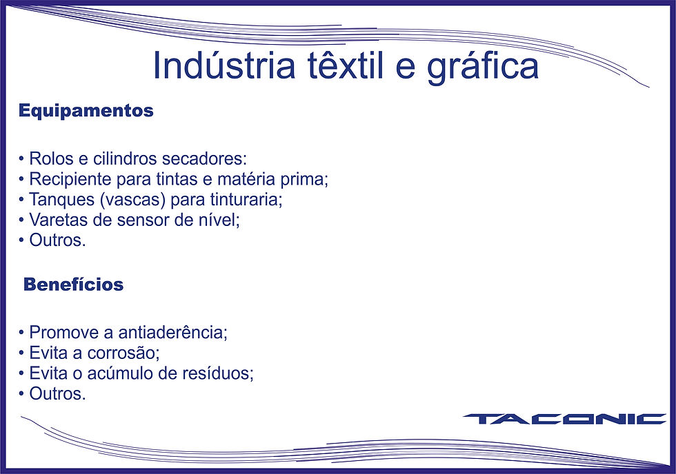 Indústria Têxtil e Gráfica