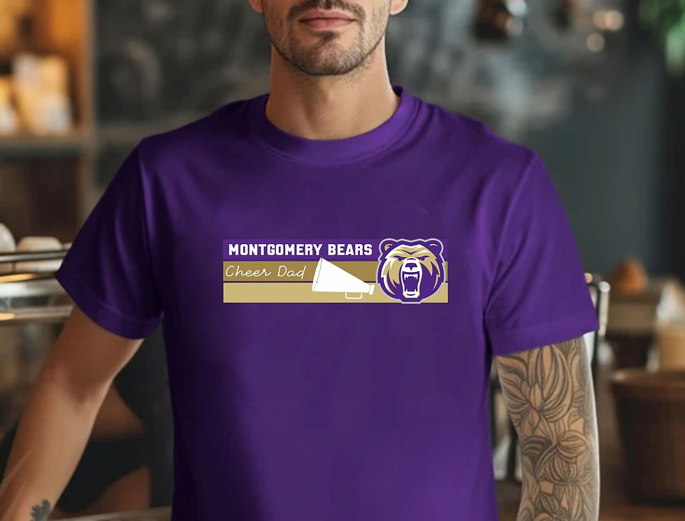 Thumbnail: Bears Cheer Dad Tees