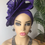 Thumbnail: Ada  purple Fascinator Turban
