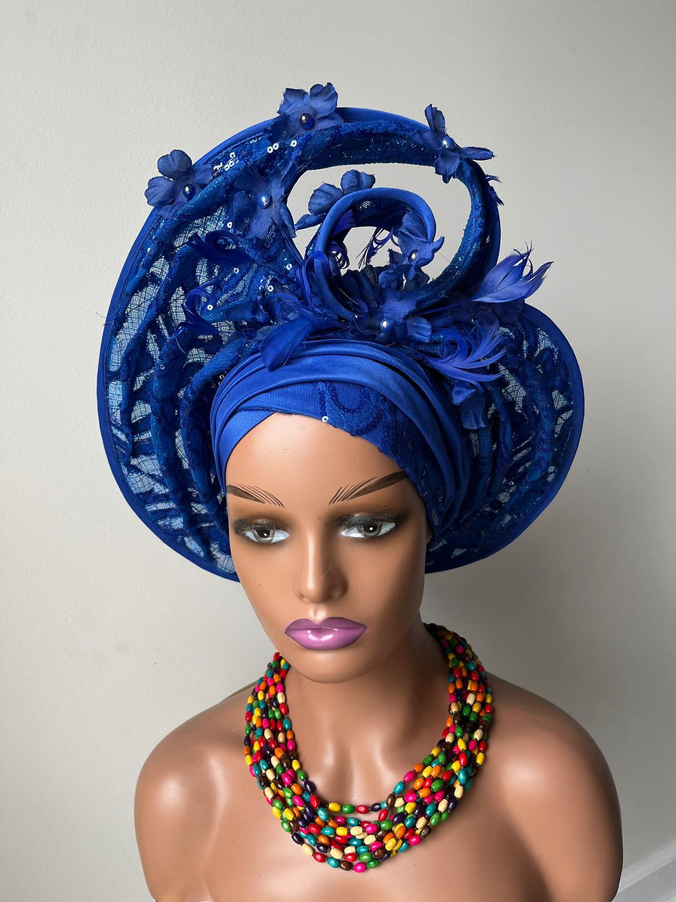 Adanne Royal Auto gele , Classy Auto Gele , Bridal Auto Gele . Wedding Auto Gele