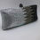 Thumbnail: Silver Black Crystal Clutch