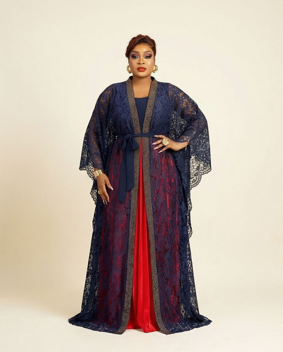 Thumbnail: Emily Elegant Lace Two pcs Outfit, Mother’s of the Bride Evening Dress.