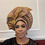 Thumbnail: Golden Aso Oke Auto Gele, Ready Made Auto Gele