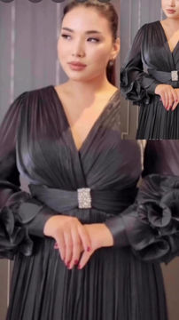 Thumbnail: Lavender Evening Cocktail Dress