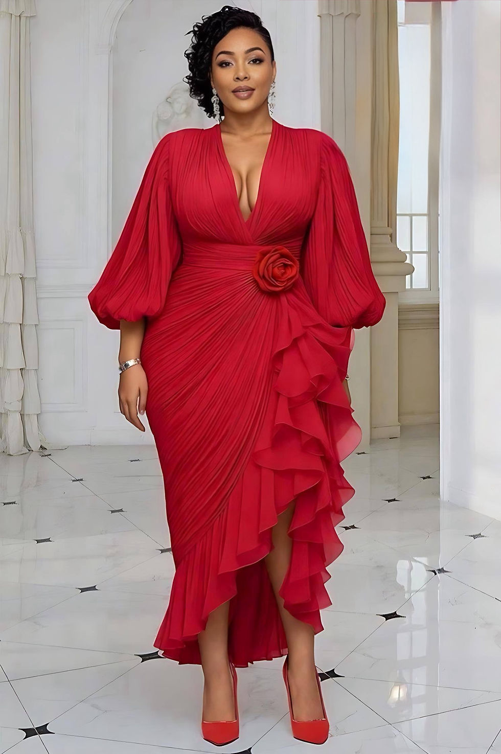 Thumbnail: Elegant Evening Dress, Mother of the Bride Outfit, 