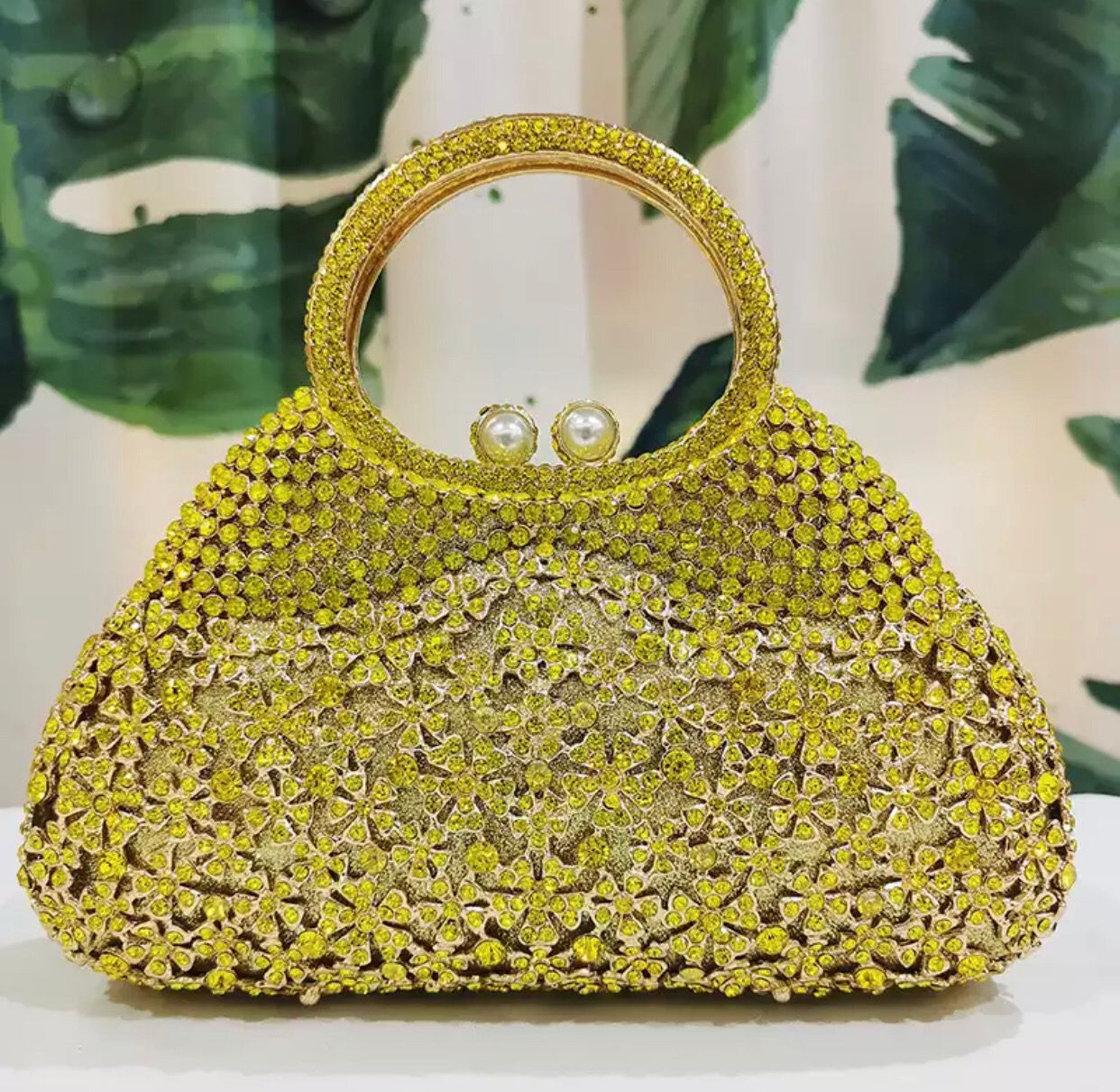 Dazzling Lemon Clutch Purse