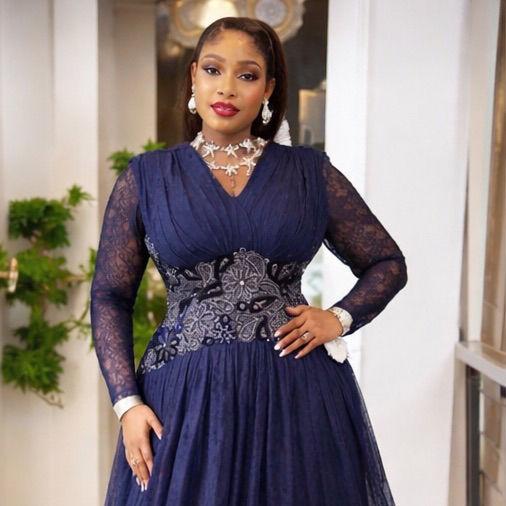 Thumbnail: Amara Evening Maxi Dress, Birthday Embellish Soft  Lace Gown