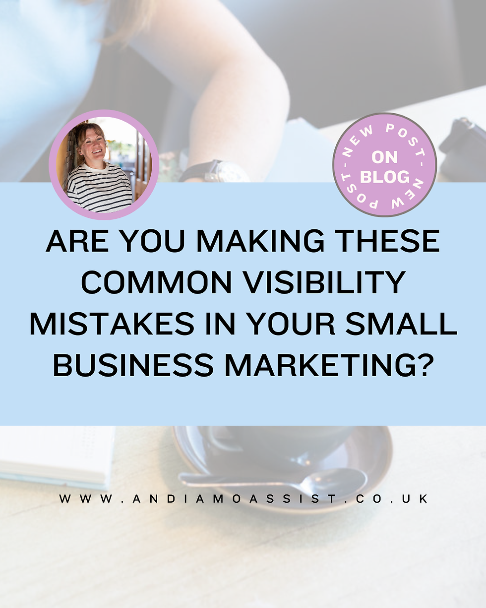 Are you making these common visibility mistakes in your small business marketing?