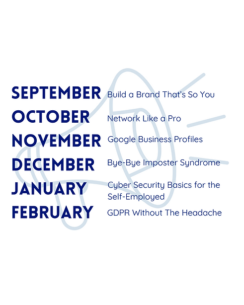 Hust & Heart 6 month lunch & learn schedule