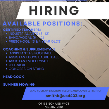 Otis-Bison New Job Opportunities