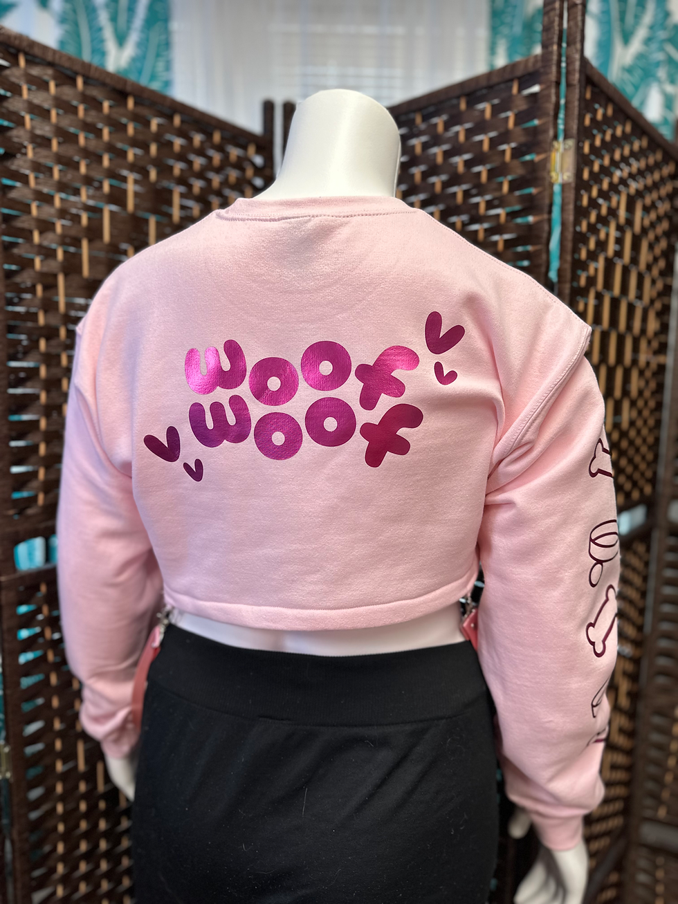 Thumbnail: Pink Heat Good Puppy Crop Top