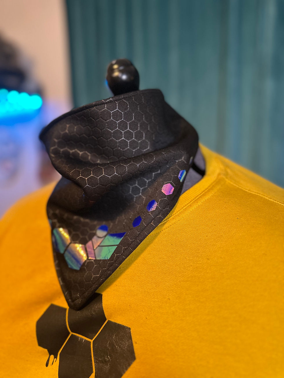 Thumbnail: Holo Hex Cyberpunk Scarf