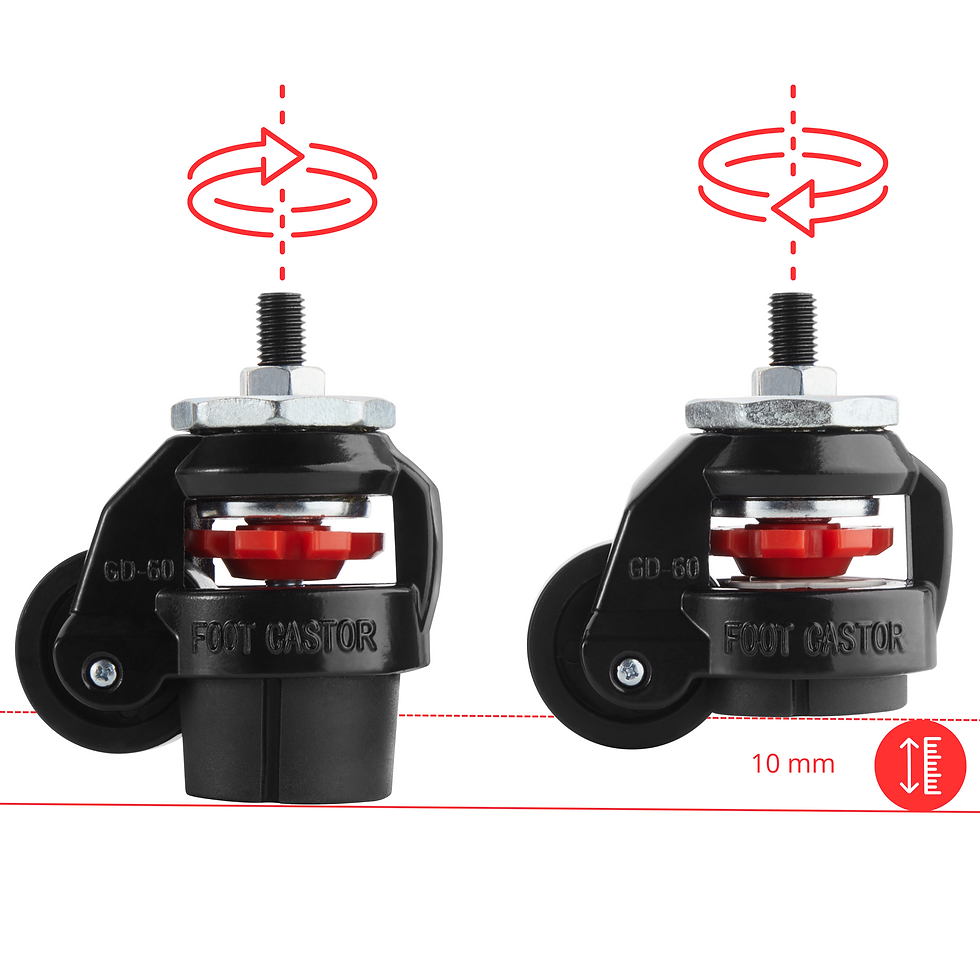 תמונה ממוזערת: גלגלים לעמדת סימולטור OPLITE R8 Supreme סט 4
