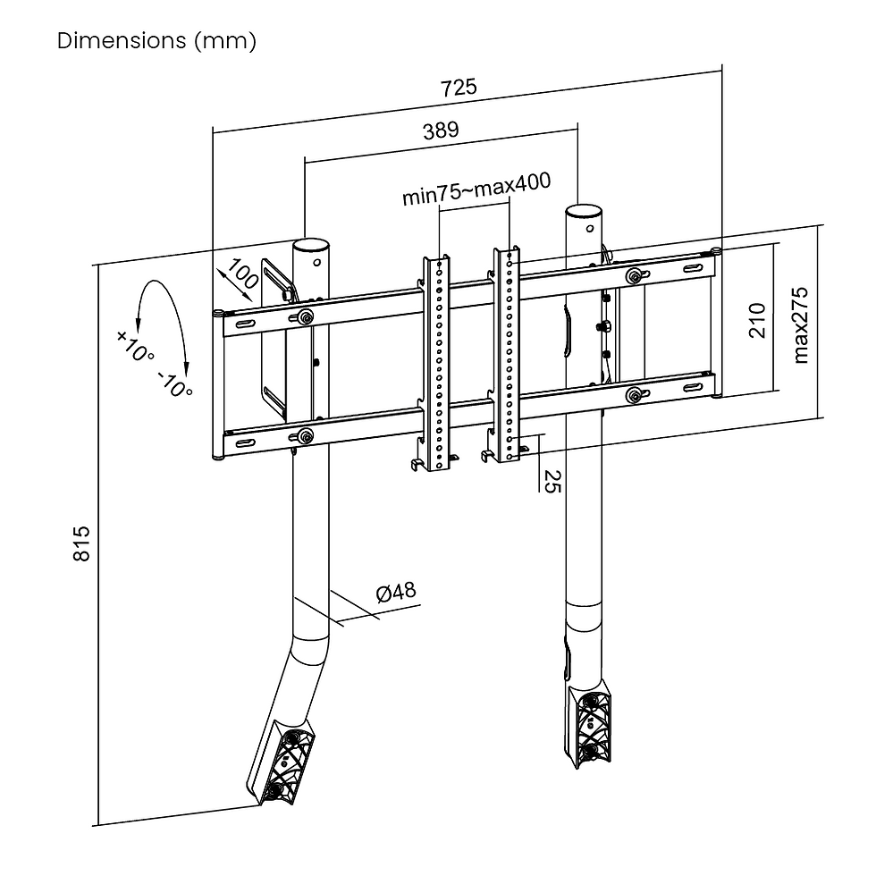 תמונה ממוזערת: GTR S8 Monitor Stand E-Sport Black - מעמד מסך