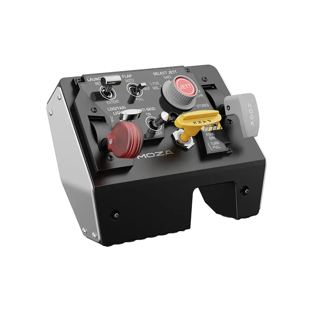 MOZA MTLP Panel – פאנל נחיתה מתקדם לסימולטורי טיסה לחוויית טיסה מציאותית