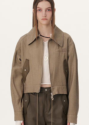 BOMBER JACKET - BEIGE