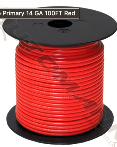 Red Harvest - Feeling Young 12インチ Wire Primary 14 GA 100FT Red | ATX TRUCK PARTS