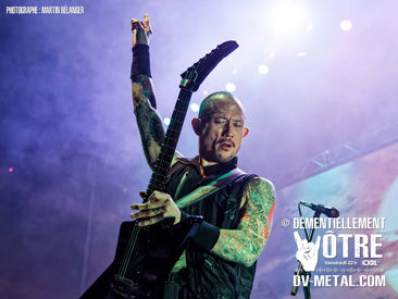 Trivium live Québec Centre Vidéotron 6 novembre 2025