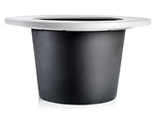 Mobilier minibar A MALO, finisaj Alb Negru