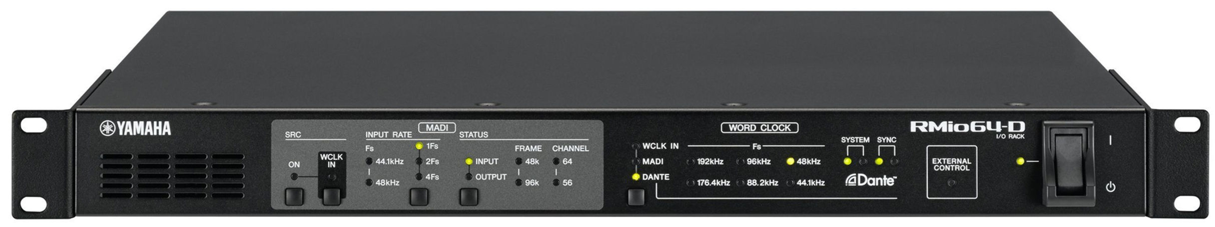 Interface Madi-Dante YAMAHA R-Mio 64D