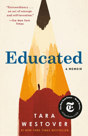 Cover image of the book "Educated" by Tara Westover