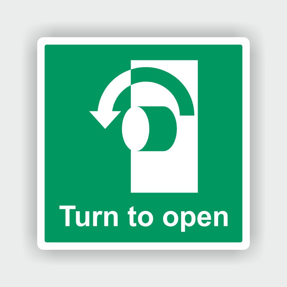 Turn to Open Anti-Clockwise
