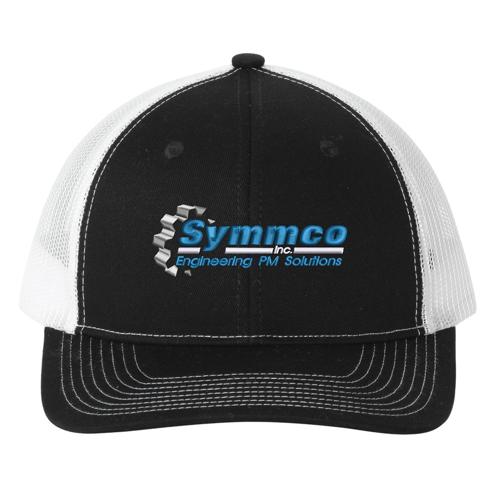 Thumbnail: Symmco Inc. Embroidered Port Authority® Snapback Ponytail Trucker Cap