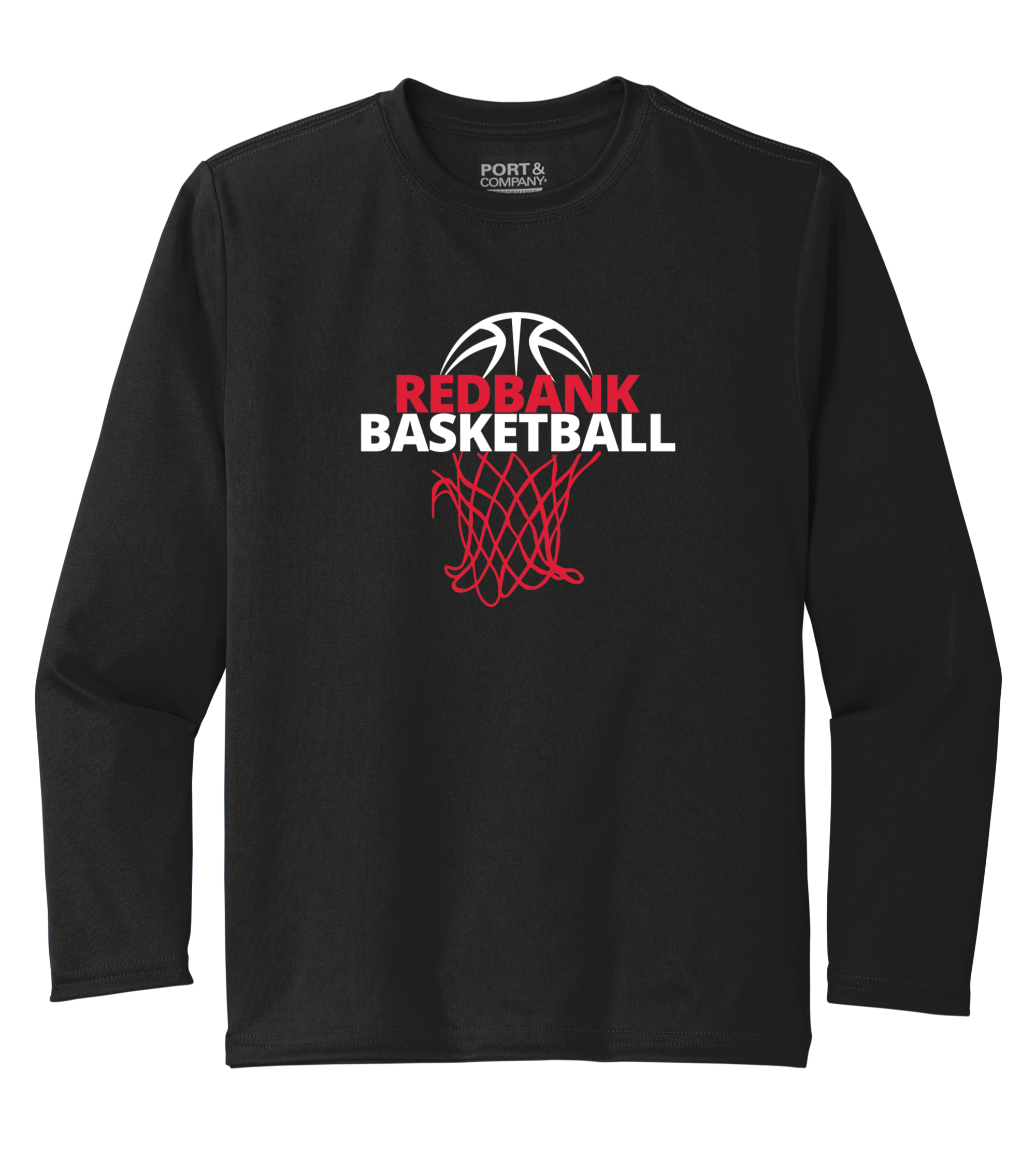 RV Youth Basketball Port & Co® Youth Long Sleeve Performance Tee