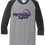 Thumbnail: Fryburg Softball "Ball Logo" Port & Co™ Core Blend 3/4-Sleeve Raglan Tee