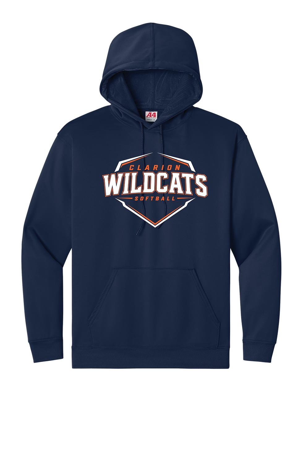 Thumbnail: Wildcats Softball A4 Sprint Tech Fleece Hoodie