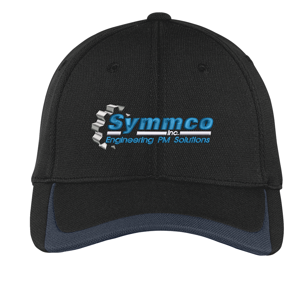 Thumbnail: Symmco Inc. Embroidered Sport-Tek® Pique Colorblock Cap