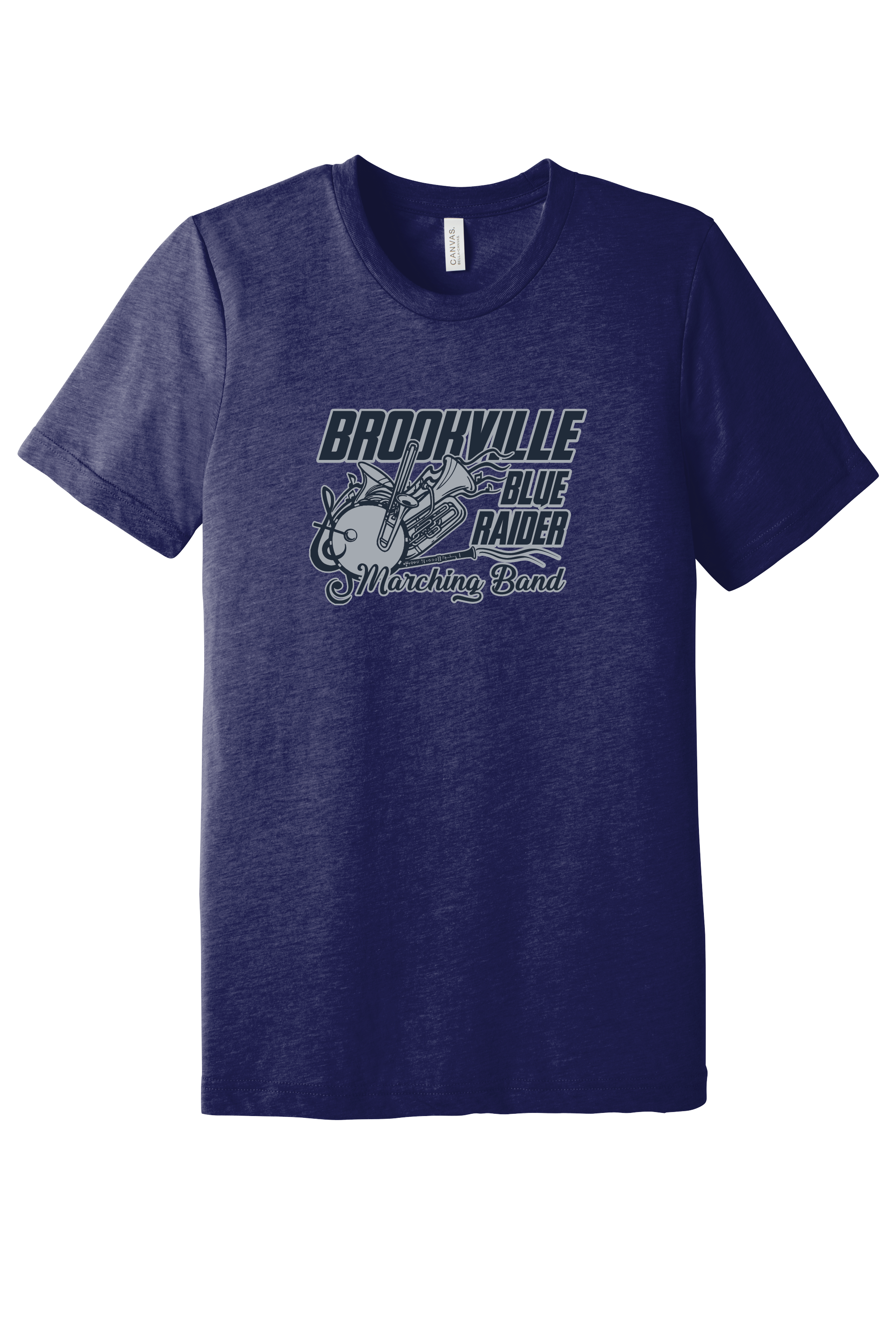 Brookville Marching Band BELLA+CANVAS® Unisex Triblend Short Sleeve Tee