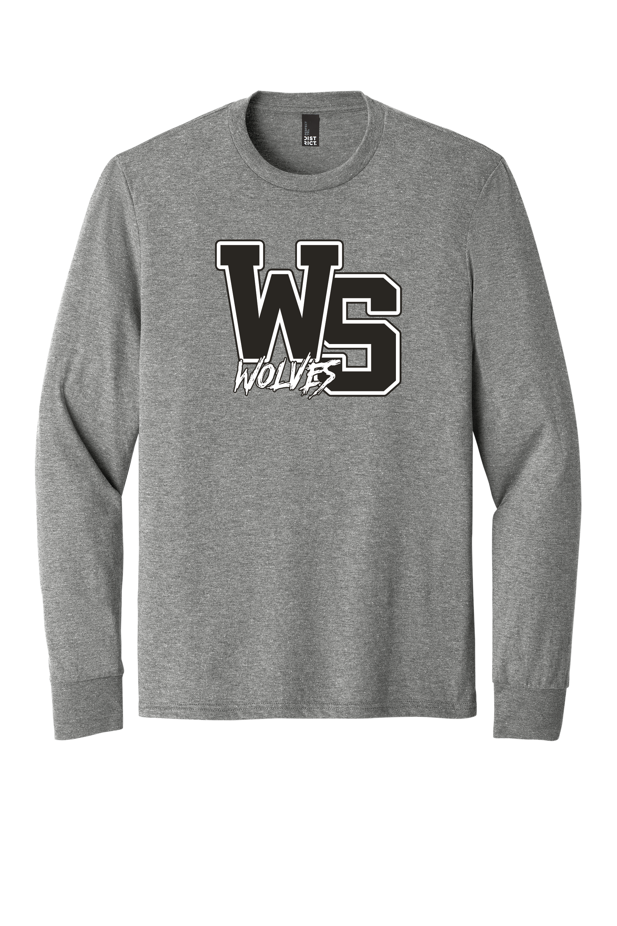 WS Wolves "WS" District® Perfect Tri® Long Sleeve Tee