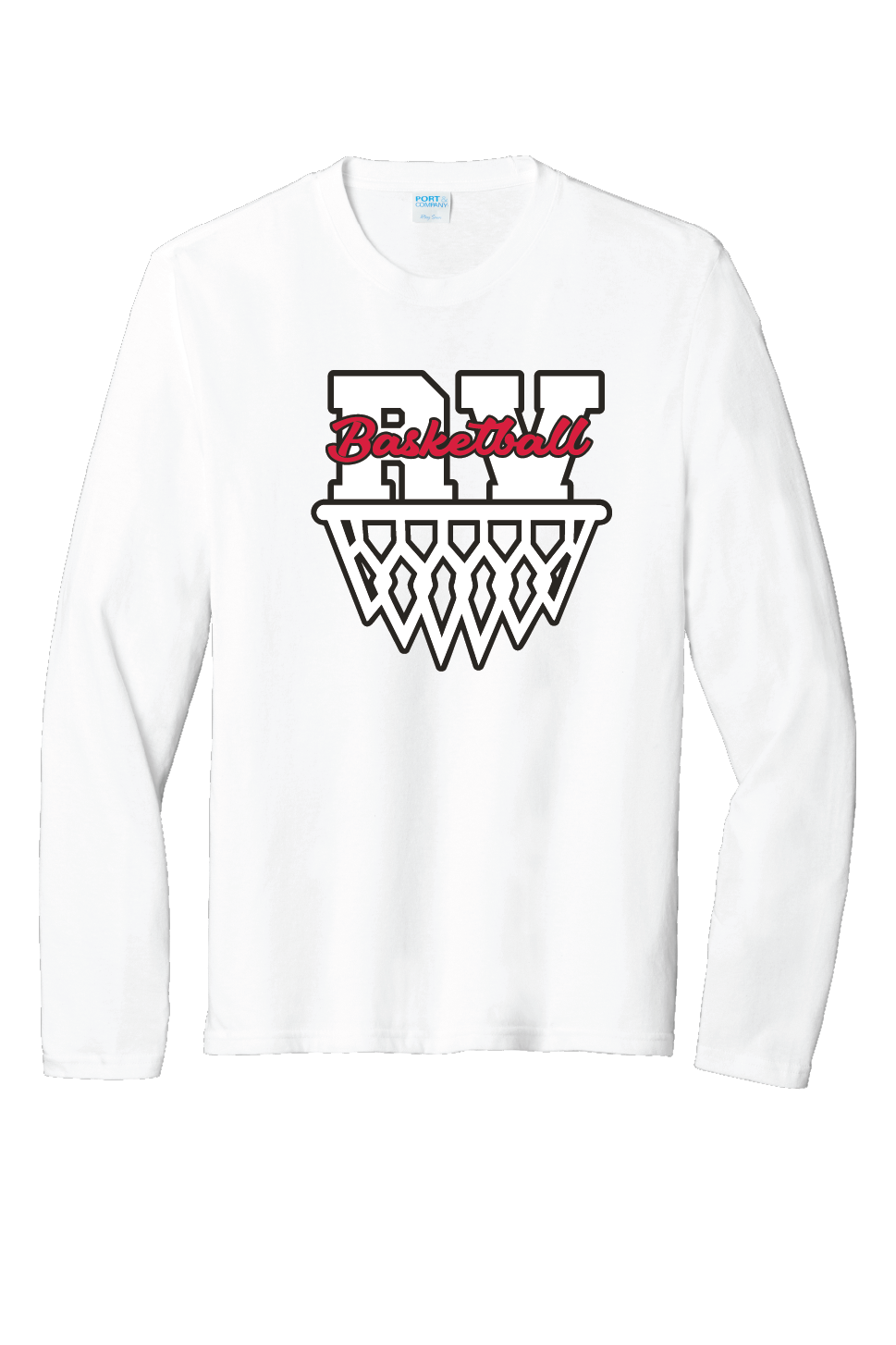 Thumbnail: Redbank Valley Youth Basketball Port & Co™ Long Sleeve Fan Favorite™ Blend Tee
