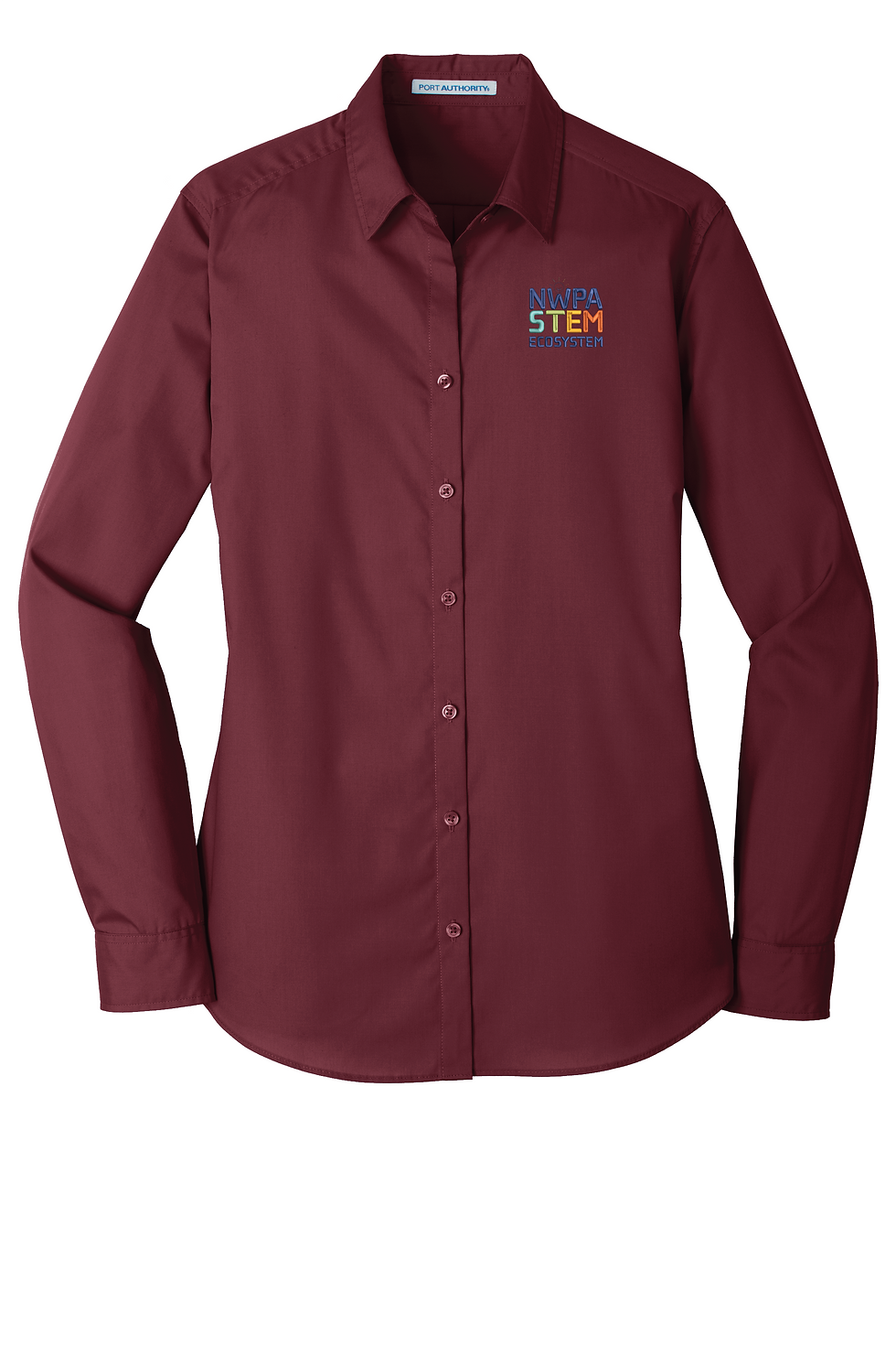 Thumbnail: NWPA STEM ECOSYSTEMS Port Authority® Women's Long Sleeve Carefree Poplin Shirt