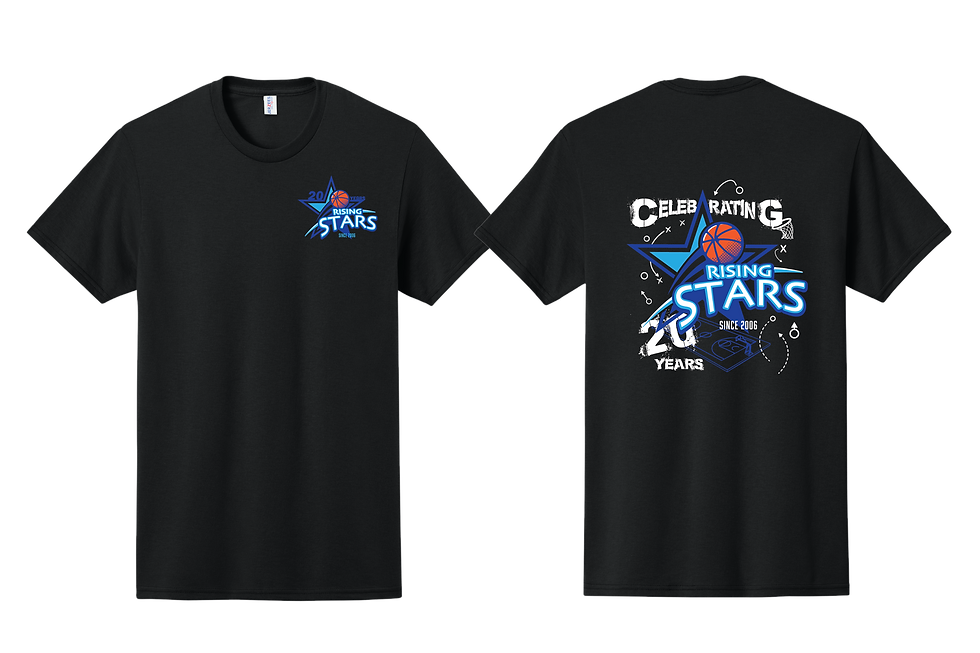 Thumbnail: Rising Stars "20 Years of Basketball Strategy" Jerzees® Dri-Power® 50/50 T-shirt